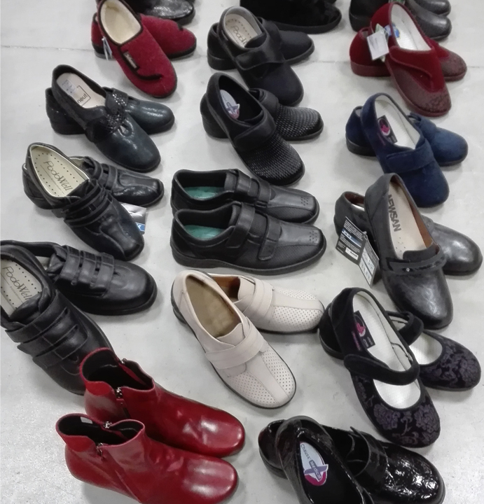 Notre gamme de chaussons et chaussures orthopédiques